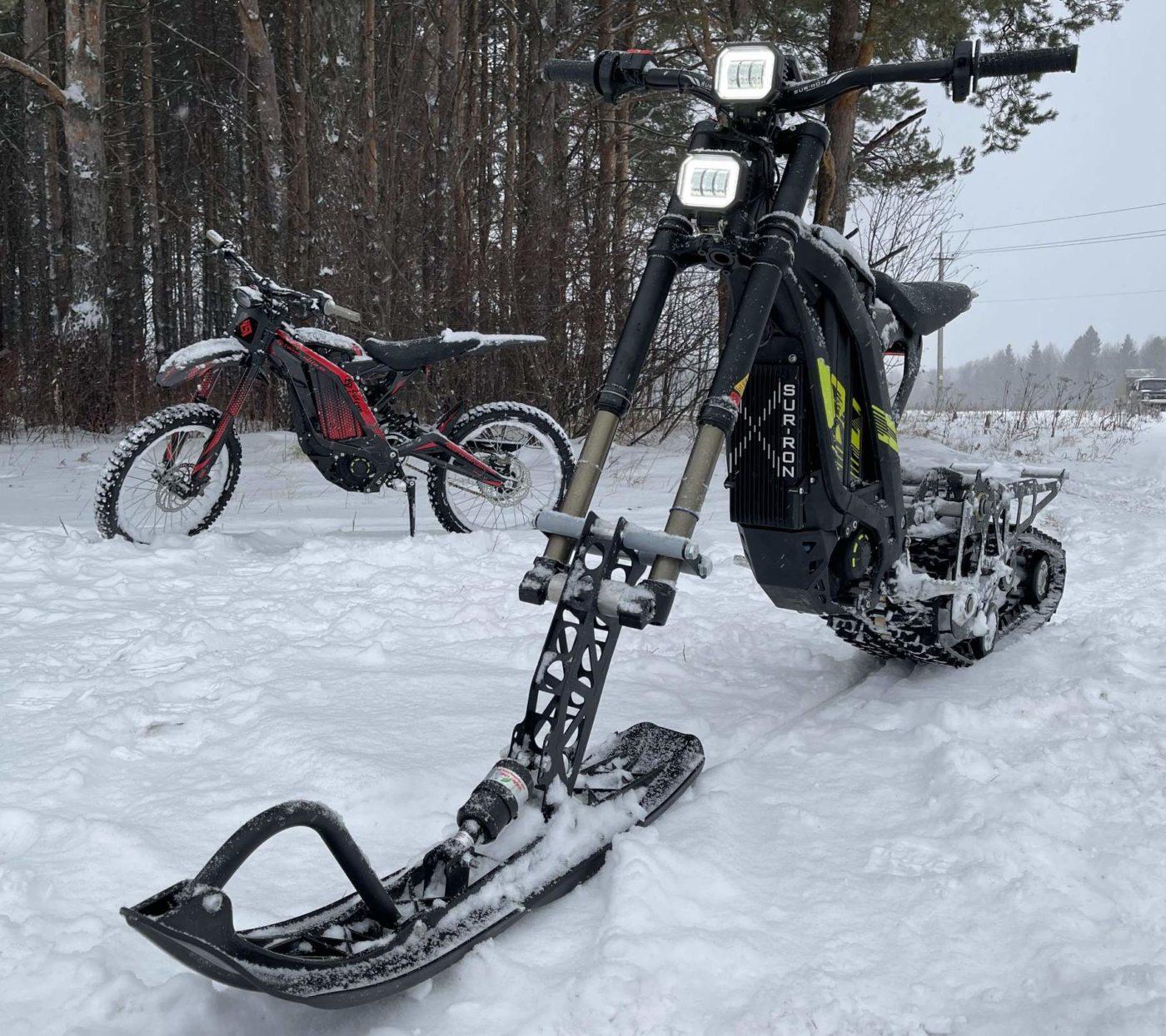 КИТ Гусеничный Snowbike Sur-Ron Light bee